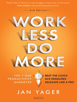cover image of Work Less, Do More